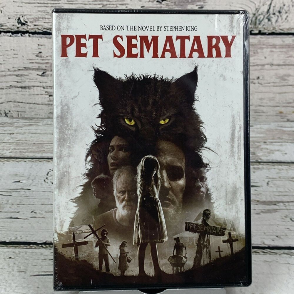Pet Sematary [2019 DVD] Stephen King Novel Horror Movie‎ Sealed